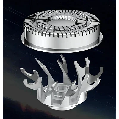 Mini aparat de ras electric reincarcabil cu USB rezistent la apa model Retro
