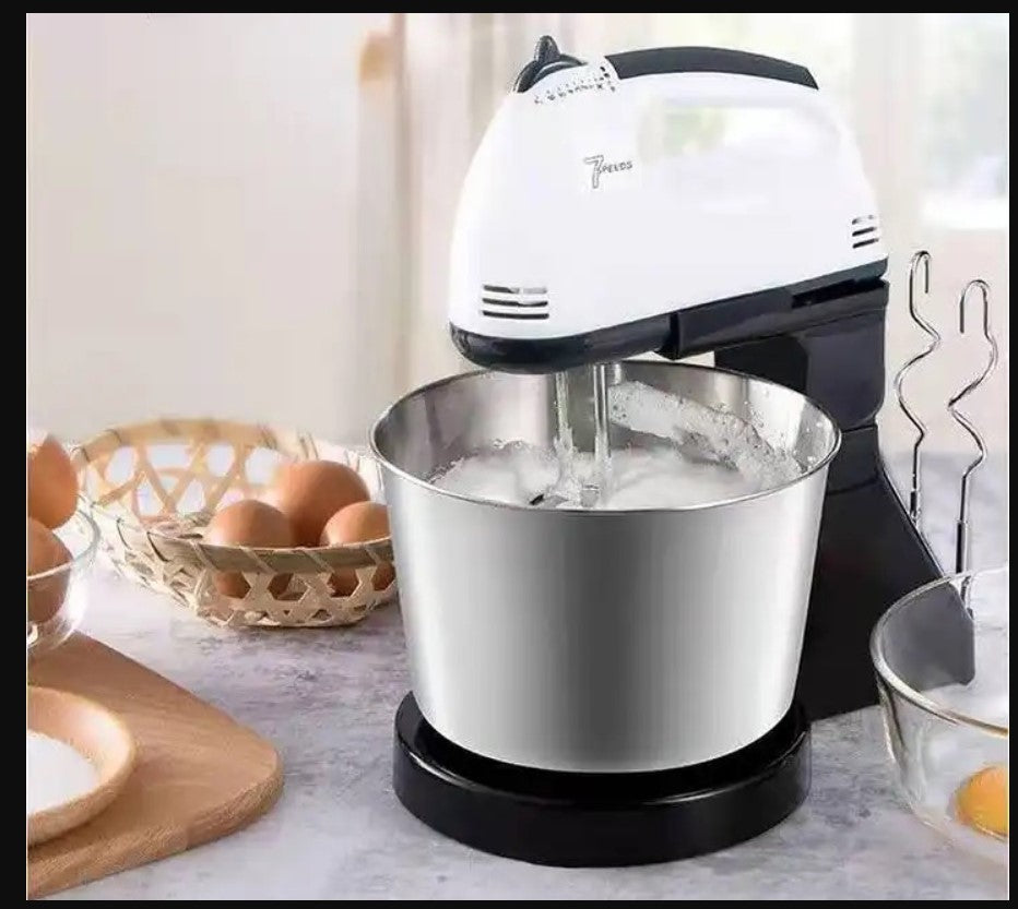 Mixer cu bol din inox, putere 350 W, 2L, inox, 7 trepte de Viteze