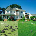 Set 4 x Aparat Cu Incarcare Solara Anti Daunatori, Pentru Cartite, Gradina, Cu Tarus, Verde