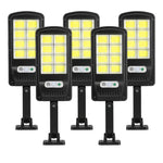 Set 10 lampi solare Jortan, 8 celule, 160 LED-uri COB, Telecomanda