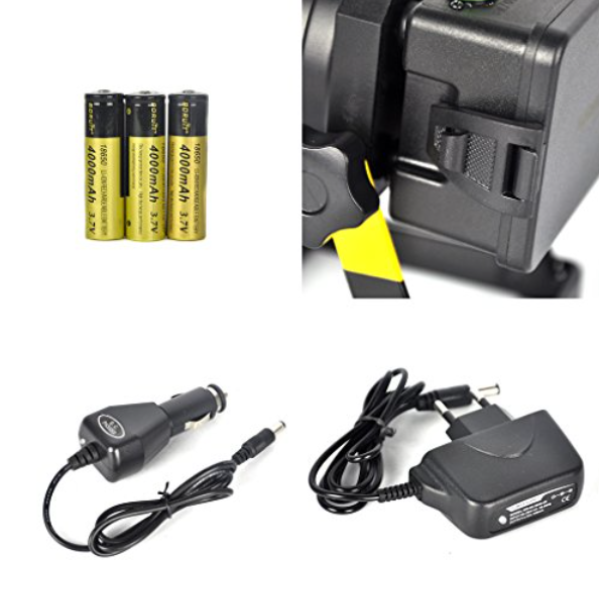 Proiector LED Cree-T6 30W cu acumulator si suport, BL2144T