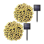 Set 2 x Instalatie LED pentru exterior cu incarcare solara