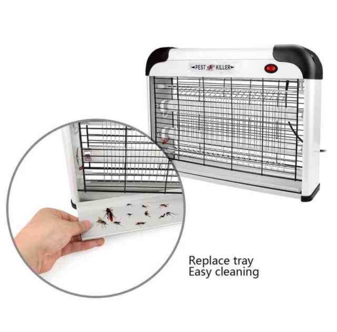 Aparat UV anti insecte cu tava de colectare