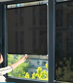 Jaluzea cu ventuze, retractabila, semi-opac