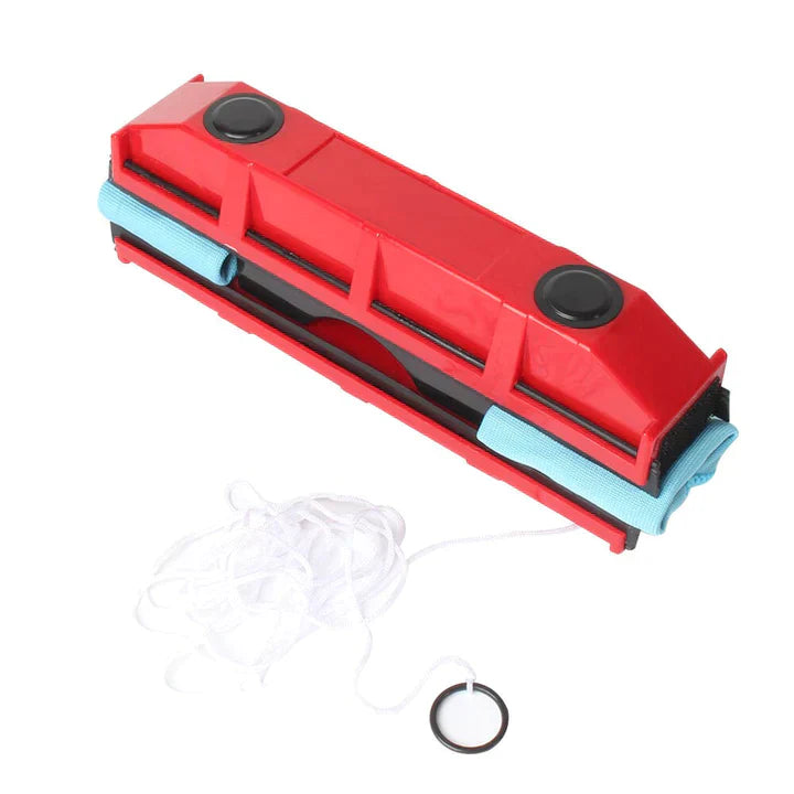 Stergator magnetic dublu pentru curatarea geamurilor