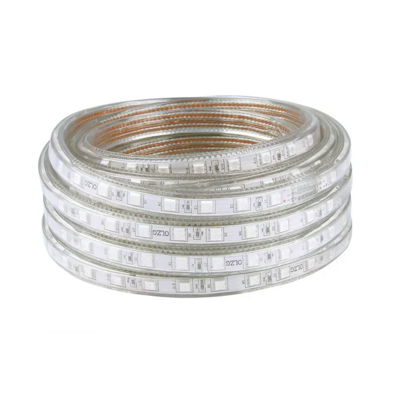Furtun LED tip banda, SMD, exterior, flexibil, multicolor, 20 Metri