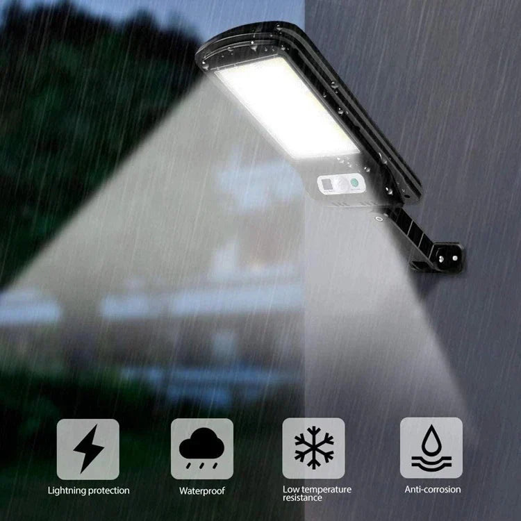 Set 10 lampi solare Jortan, 8 celule, 160 LED-uri COB, Telecomanda