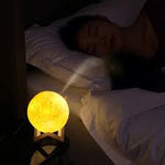 Lampa de veghe cu umidificator, Luna DEKA Moon 3D, 880 ml