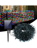 Instalatie cu incarcare solara, 500 LED, 50 metri, 12-14 ore de functionare
