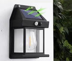 Set 5 Lampi solare de perete cu senzor de miscare Led IP65 3W 3.7v