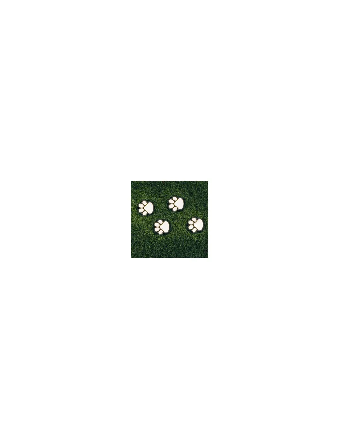 Set 4 Lampi Solare Paw Print Light
