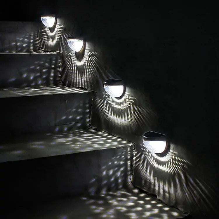 Set Lampi Solare LED de Perete cu Senzor Lumina