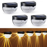 Set Lampi Solare LED de Perete cu Senzor Lumina