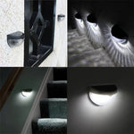 Set Lampi Solare LED de Perete cu Senzor Lumina