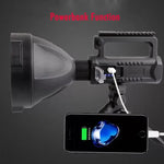 Lanterna LED, reincarcabila, functie powerbank