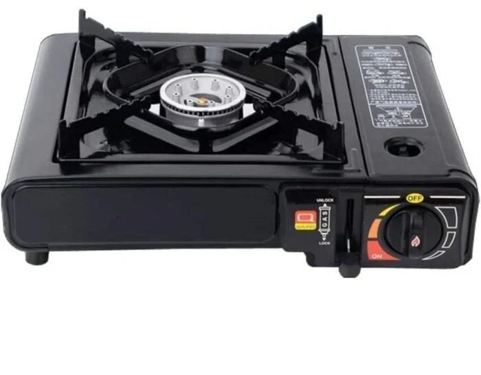 Pachet promotional pentru camping - Dus portabil de camping, Lanterna tip felinar solar, Aragaz portabil camping