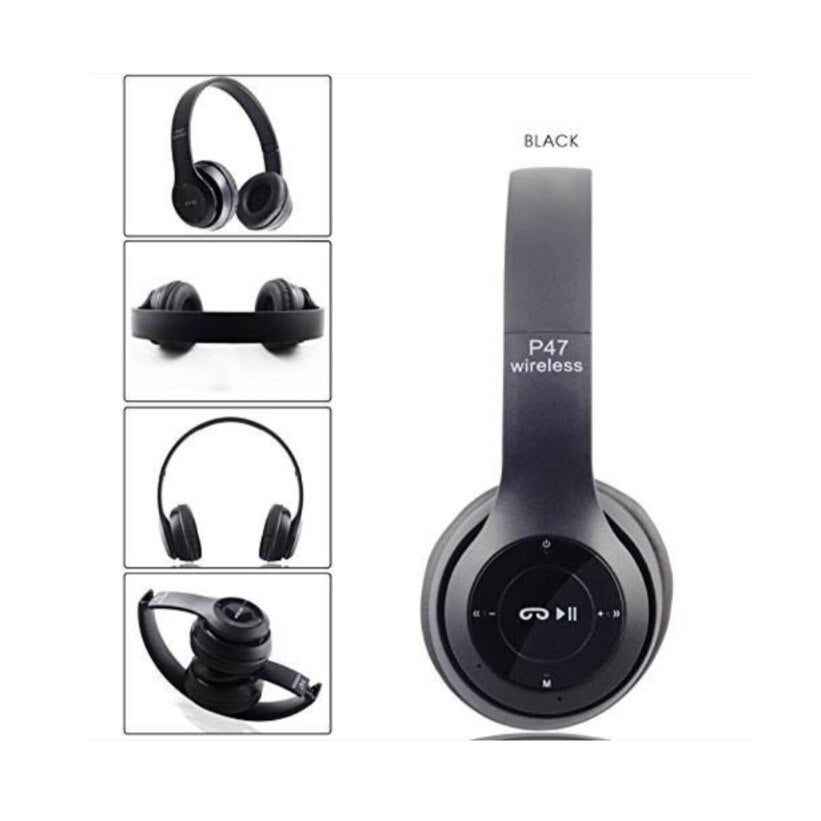 Casti Wireless, Bluetooth 4.1, FM Radio, MP3 player, microfon incorporat