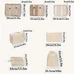1+1 CADOU Set 7 genti de organizare pentru Calatorie, Waterproof