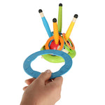 Jucarie interactiva copii, Artemis, set 3 in 1, multicolor, pentru interior si exterior, 22cm diametru, 112cm lungime bete rotative