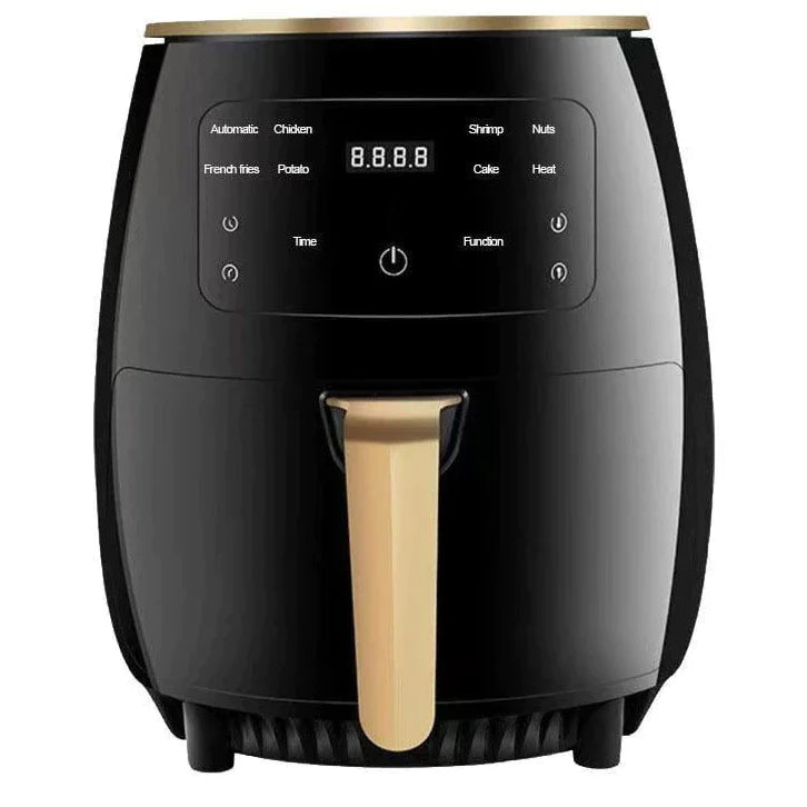 Friteuza cu aer cald, S-18 Air Fryer, 2400W, capacitate 6L si afisaj digital, LCD Touch control