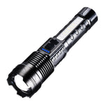 Lanterna calatorii, PVC, Incarcare USB, KH-W519, 800 lumeni, Argintiu
