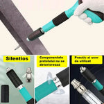 Set Profesional Pistol Manual Fixare Perete + 50 Cuie & Accesorii