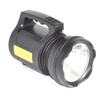 Lanterna profesionala cu LED T6 30 W, acumulator integrat, negru