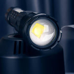 Lanterna calatorii, PVC, Incarcare USB, KH-W519, 800 lumeni, Argintiu