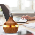 1+1 CADOU Umidificator aromaterapie pentru camera + CADOU 24 uleiuri esentiale pentru aromaterepie