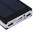 Baterie externa solara cu lanterna LED, 5000 mAh