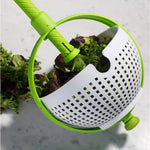 Strecuratoare multifunctionala rotativa, cu maner, verde
