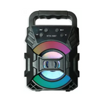 Boxa Portabila cu Bluetooth, USB, Lumini LED si radio Fm