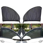 Set 4 Parasolare auto, termoizolante, protectie UV, Negru + Suport numar de telefon CADOU