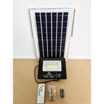 Proiector LED exterior 60W alb rece cu panou solar
