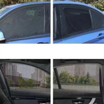 Set 4 Parasolare auto, termoizolante, protectie UV, Negru + Suport numar de telefon CADOU