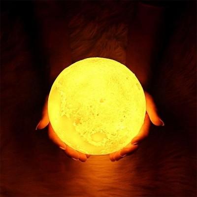Lampa de veghe pentru copii 3D, 8cm, cu suport lemn